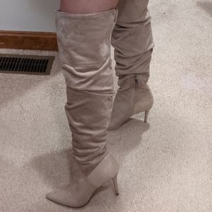 Jessica Simpson over the knee suede boots